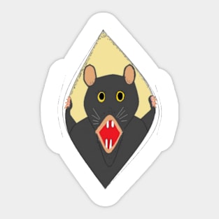 Raging Rat Sticker